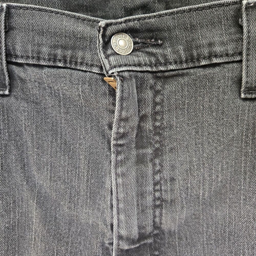 Levis 559 Mens Jeans 38x30 Black Relaxed Straight Fit Denim Pants Classic Work - Picture 4 of 12